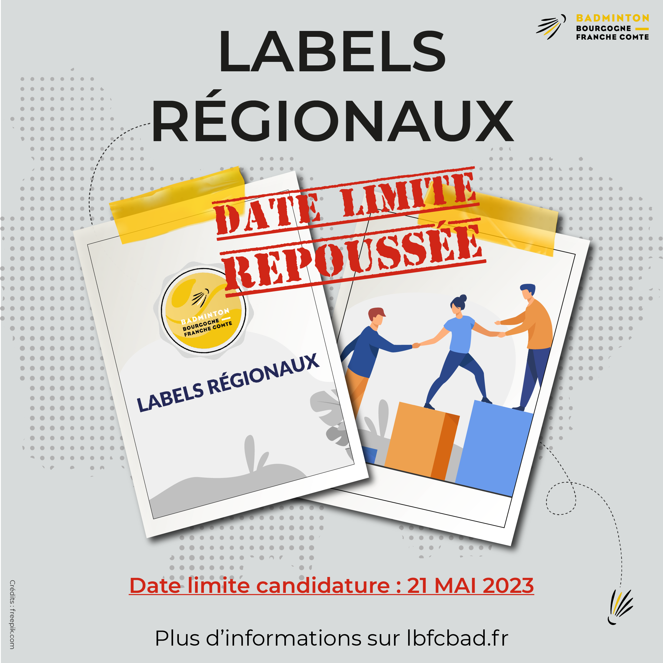 Labels Régionaux date lim repoussée