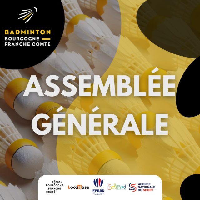 🏸 𝐀𝐬𝐬𝐞𝐦𝐛𝐥𝐞́𝐞 𝐆𝐞́𝐧𝐞́𝐫𝐚𝐥𝐞 𝟐𝟎𝟐𝟔 – 𝐑𝐞𝐧𝐝𝐞𝐳‑𝐯𝐨𝐮𝐬 𝐚̀ 𝐁𝐞𝐚𝐮𝐧𝐞 !