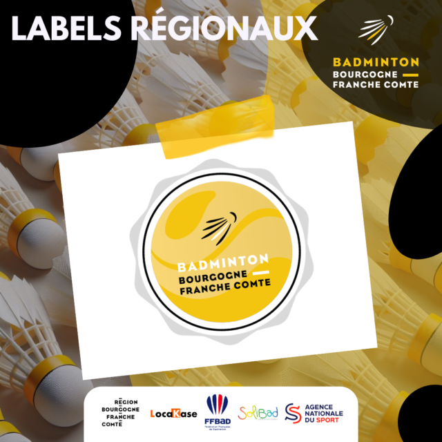 🏸 𝐋𝐞𝐬 𝐋𝐚𝐛𝐞𝐥𝐬 𝐑𝐞́𝐠𝐢𝐨𝐧𝐚𝐮𝐱 : 𝐯𝐚𝐥𝐨𝐫𝐢𝐬𝐨𝐧𝐬 𝐧𝐨𝐬 𝐜𝐥𝐮𝐛𝐬 𝐞𝐧𝐠𝐚𝐠𝐞́𝐬 !