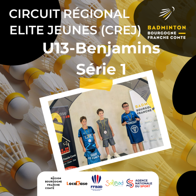 🔥🏸 𝐂𝐑𝐄𝐉 𝟏 — 𝐑𝐞́𝐬𝐮𝐥𝐭𝐚𝐭𝐬 𝐝𝐮 𝐰𝐞𝐞𝐤‑𝐞𝐧𝐝 !